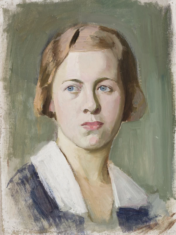 Ritratto di una giovane donna - Art Museum of Estonia's painting collection, Tallinn